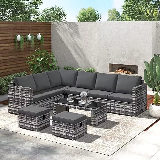 LTGB Garden Furniture Corner Sofa Set