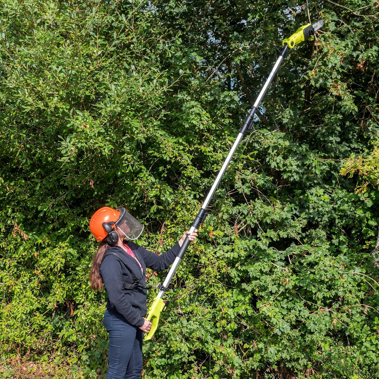 Garden Gear Cordless Telescopic Pole Chainsaw